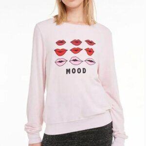 NEW Wildfox Lip Mood Baggy Beach Jumper - Large